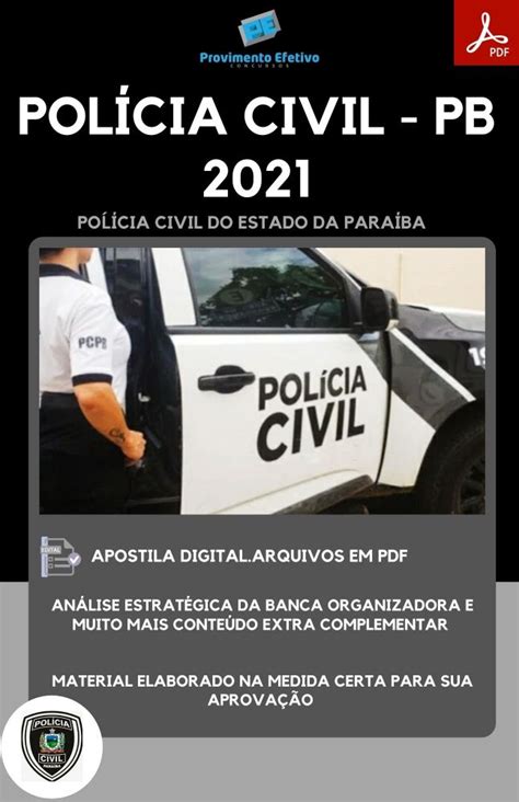 Provimento Efetivo Concursos Apostila Polícia Civil Pb Necrotomista