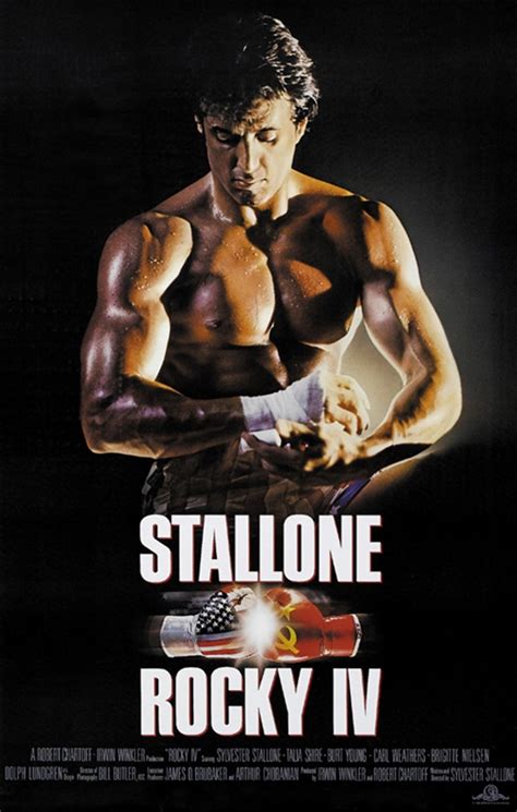 Rocky Iv Sylvester Stallone Movie Poster Reprint X Inches