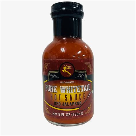 Pure Whitetail Red Jalapeno Hot Sauce | B&W Tackle