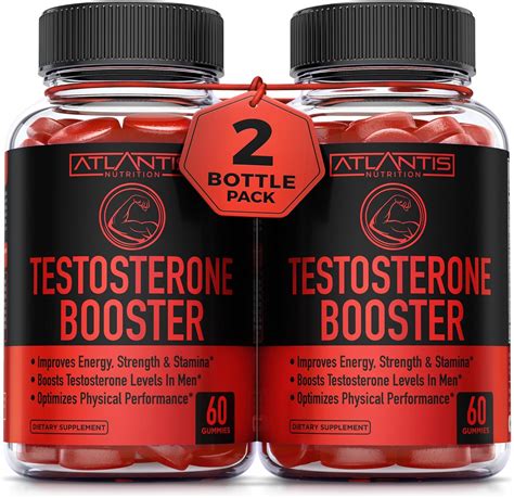 Testosterone Booster For Men Gummies Enhances Strength