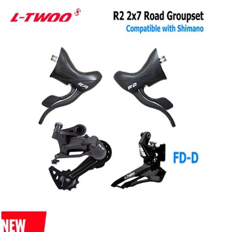 Jual GROUPSET SHIFTER FD RD LTWOO R2 2 X 7 14 SPEED DROPBAR BALAP