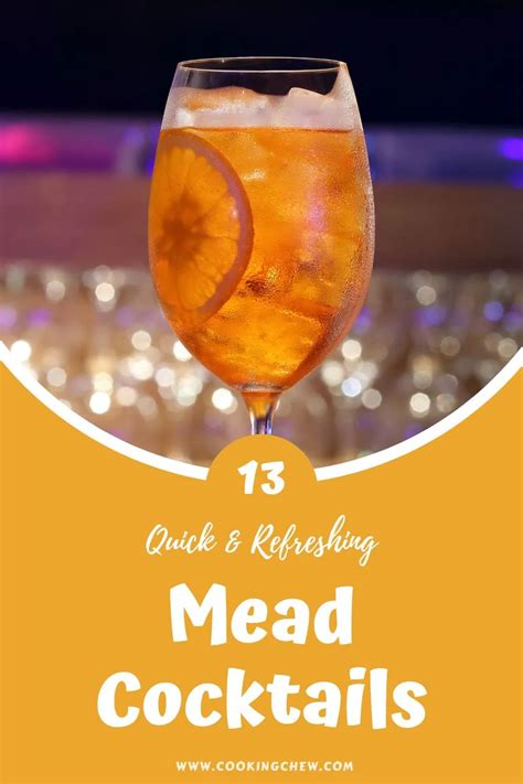 13 Quick & Refreshing Mead Cocktails 🍸