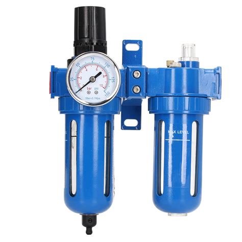 Air Compressor Filter 2 Stage Compressed Air Filter Regulator Efficient Precise Pressure