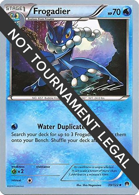 Frogadier 2016 Cody Walinski World Championship Decks Pokemon