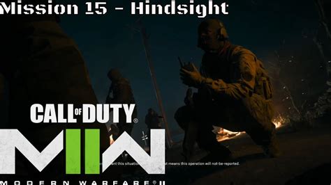 Call Of Duty Modern Warfare 2 2022 Mission 15 Hindsight Ps4 Youtube