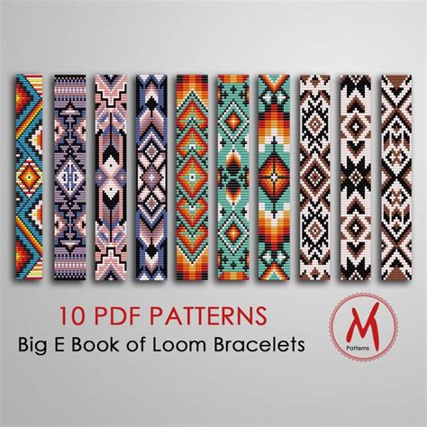 West Big Set Loom Bead Patterns For Bracelets Set Of Patterns