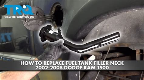 How To Replace Fuel Tank Filler Neck 2002 2008 Dodge Ram 1500 YouTube