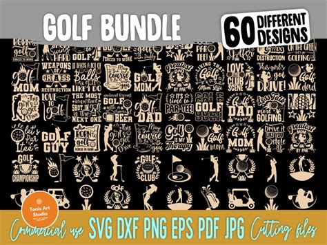 Golf SVG Bundle Golfing Svg Golfer Svg Quotes Etsy