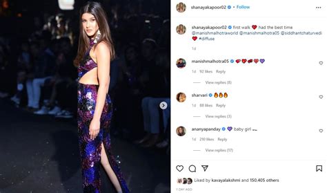 Shanaya Kapoor Gets Brutally Trolled For Her Debut Ramp Walk Netizens