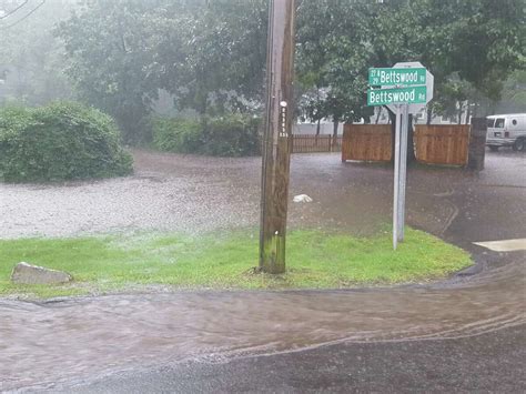 Heavy Rains Cause Widespread Flooding In Norwalk