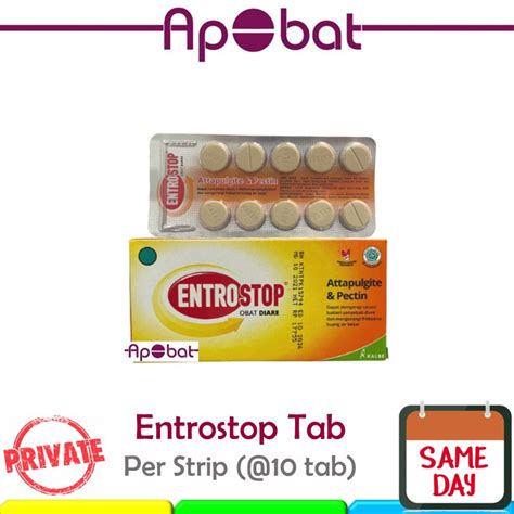 Jual Apobat Entrostop 10 Tablet Obat Diare Mencret Strip Neo