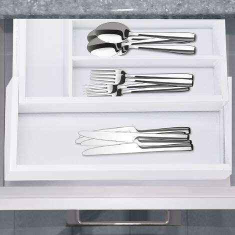 Relaxdays Cutlery Drawer Tray Extendable Variable Width 5 7