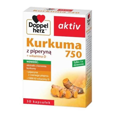 Doppelherz Aktiv Kurkuma Z Piperyn Kapsu Ek Cena Opinie Wskazania