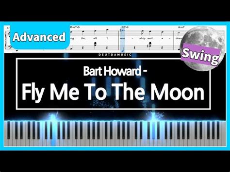 피아노 중급 Bart Howard Fly Me To The Moon 스윙 버전 Swing Rhythm 쉬운