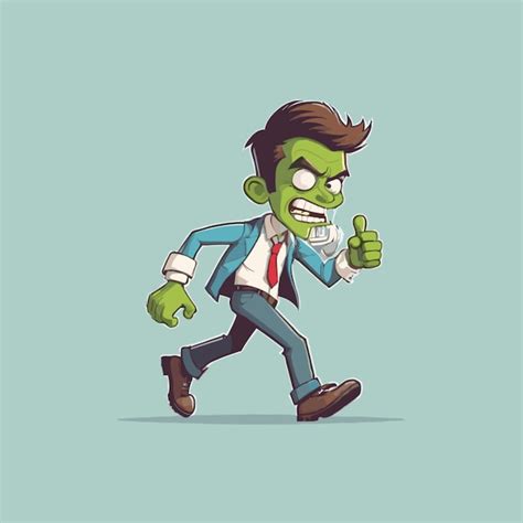 Premium Vector Zombie Cartoon Vector