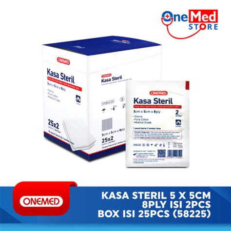 Jual Kasa Steril X Cm Onemed Ply Isi Lembar Box Isi Pouch