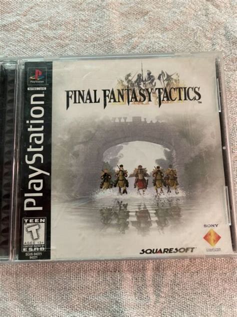 Final Fantasy Tactics Sony Playstation 1 1998 For Sale Online Ebay