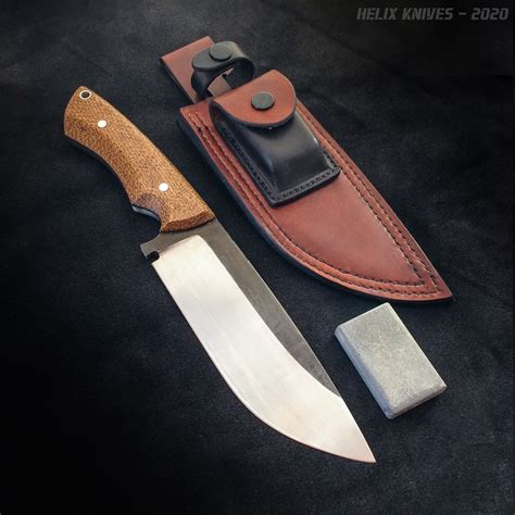 Custom Handmade Camp Knife By Helix Knives Slovenian Knifemaker Check