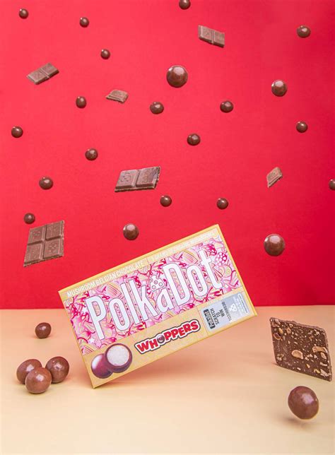 Polkadot Whopper Mushroom Chocolate Bar Polkadot Bar Shop