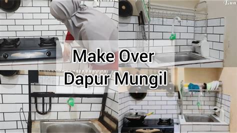 Make Over Tipis Tipis Dapur Mungil Ganti Rak Piring Anti Karat