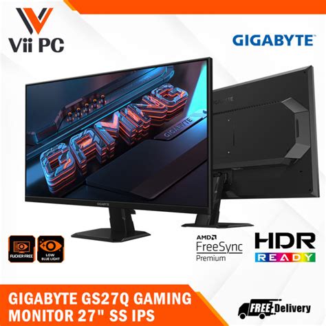 Gigabyte Gs Q Inch Gaming Monitor Ips Qhd X Oc Hz