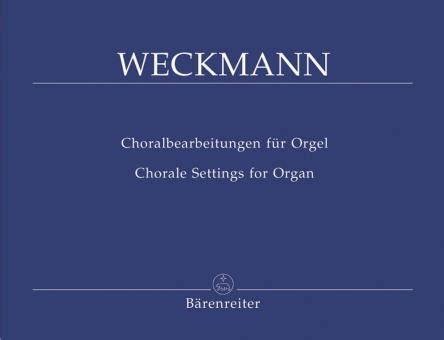 Choralbearbeitungen für Orgel von Matthias Weckmann im Alle Noten Shop