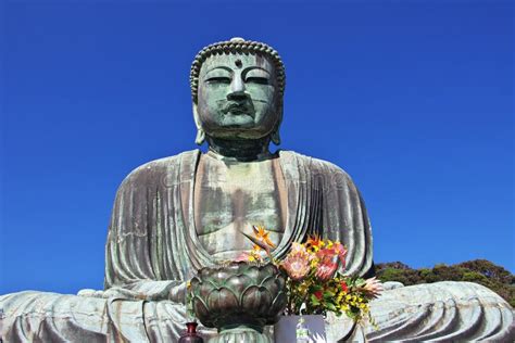 Templo Kotokuin Grande Buda Do Jap O Kamakura Imagem De Stock Imagem