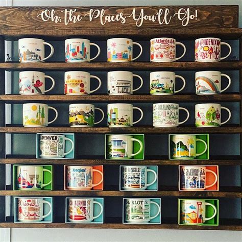 You Are Here Mug Rack Been There Coffee Mug Rack Xlarge Etsy