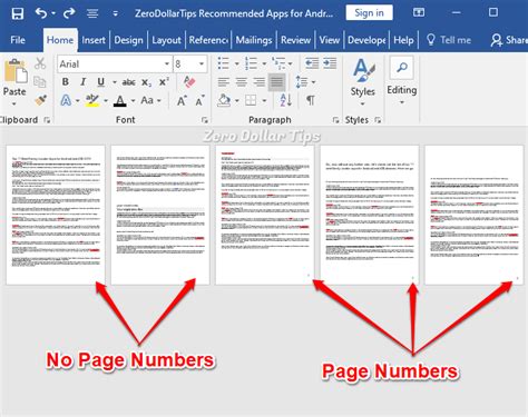 How To Insert Page Number In Word From Specific Page Number Words Page