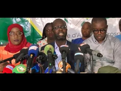 Urgent Conference De Presse Khalifa Babacar Sall Youtube