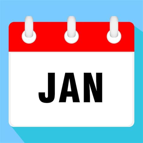 January Calendar Icon