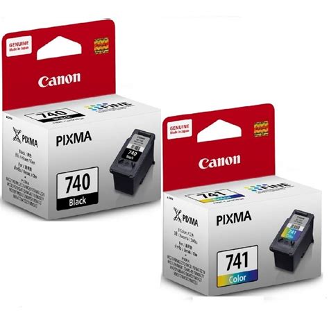 Jual Cartridge Canon PG 740 Black Dan CL 741 Colour Original Shopee