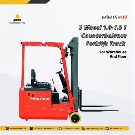 Distributor Alat Berat Mima Wheel T Counterbalance Forklift