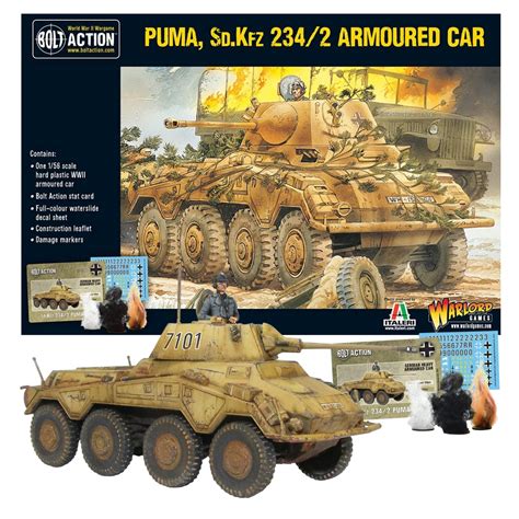 Mua Wargames Delivered Bolt Action Tank War Puma Sd Kfz 234 2 Armoured