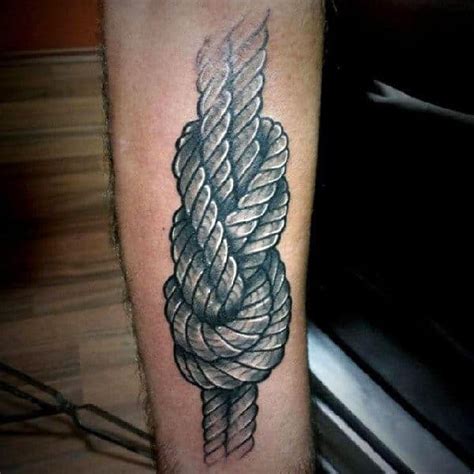 80 Rope Tattoo Designs For Men Corded Ink Ideas