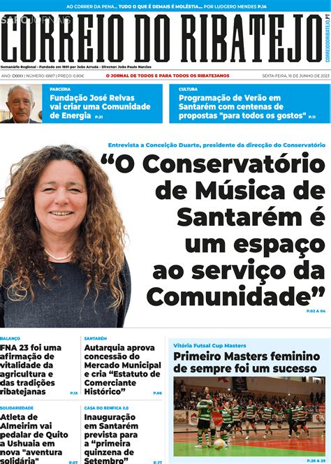 Correio Do Ribatejo 16 Jun 2023 Jornais E Revistas SAPO Pt