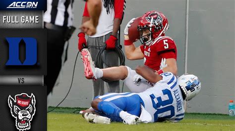 Duke Vs Nc State Full Game Replay 2020 Acc Football Youtube