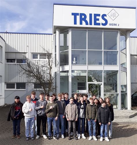 Betriebserkundung Bei Der Firma Tries Jvg Ehingen