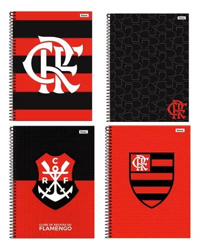 Kit Cuadernos Espiral Tapa Dura Materia Flamengo Color Surtido