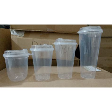 Jual Gelas Cup Injection Cup Ppi Sablon Dan Tutup Pcs Shopee