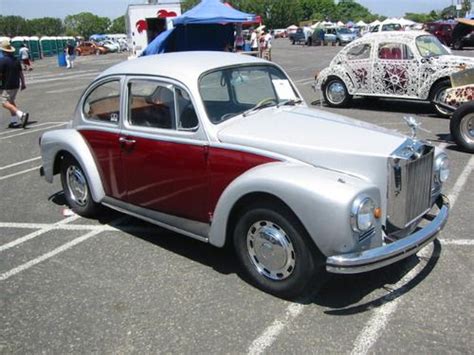 A Volkswagen With A Rolls Royce Hood Kit Rolls Royce The Kit Vw Cars Vintage Muscle Cars