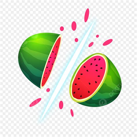 Sliced Watermelon Clipart Transparent Png Hd Cartoon Watermelon Slice