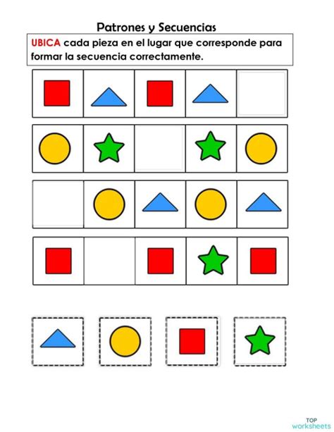 Ejemplos De Secuencias De Figuras Geometricas Ideas De Secuencia