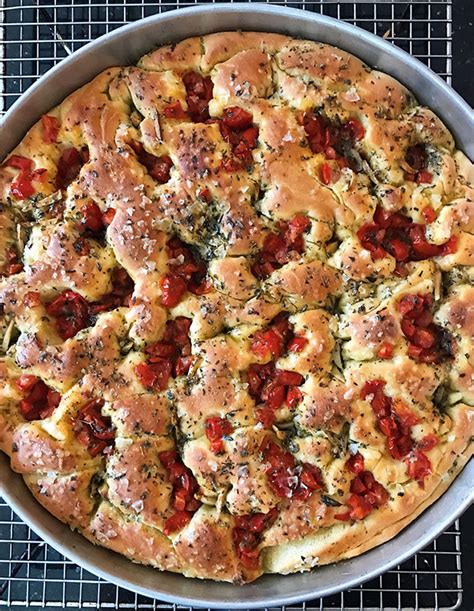 House And Home Giuliano Bugiallis Focaccia With Tomatoes And Oregano