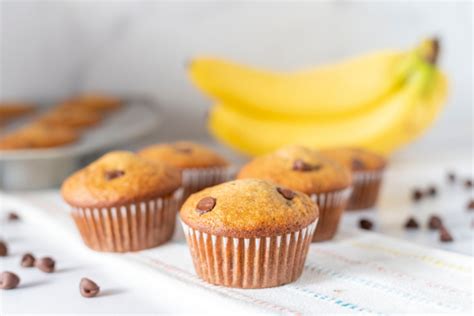 Easy Gluten Free Chocolate Chip Banana Muffins