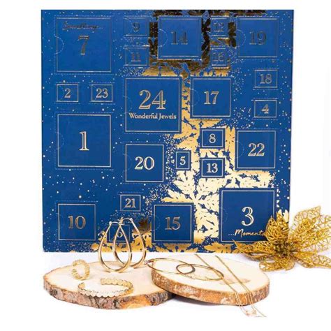 Calendrier De L Avent Bleu Bijoux Femme Calendriers De L Avent