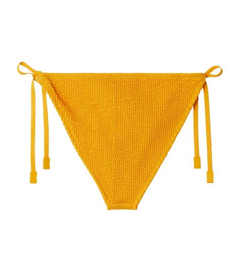 Womens Burberry Yellow Bikini Bottoms Harrods UK
