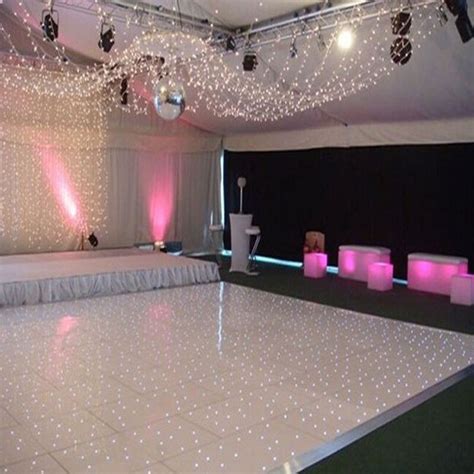 PISTA de DANÇA LED 22 18 Branco de Casamento Pista de Dança Palco