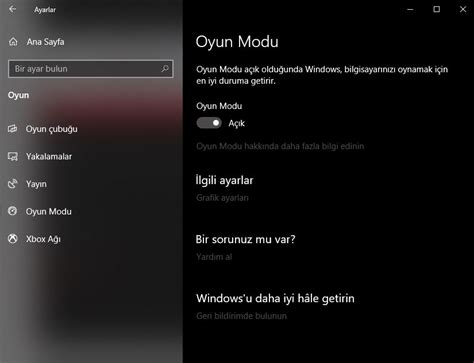 Windows 10 da Oyun Modu nasıl etkinleştirilir Technica Blog