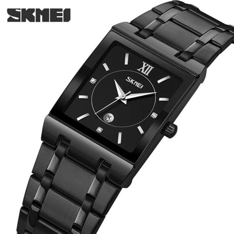 Jual Jam Tangan Pria Skmei Analog Date Men Stainless Steel Jam